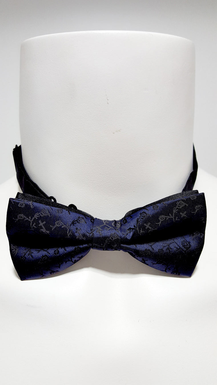 Navy Blue Bow Tie